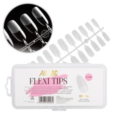 AlleLac Flexi Tips Oval - Удължители за нокти овал 240бр.